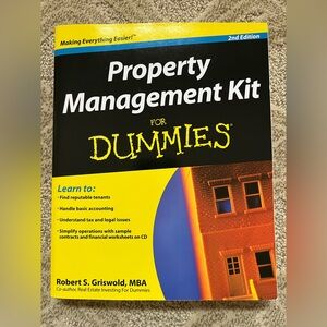 Property Management Kit for Dummies, Book by Robert S. Griswold, MBA